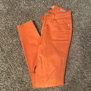 Judy blue orange skinny jeans. Size 7/28.